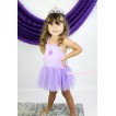 Princess Sofia Lavender Halter Dress & Sparkle Bling Rhinestone Necklace LP147